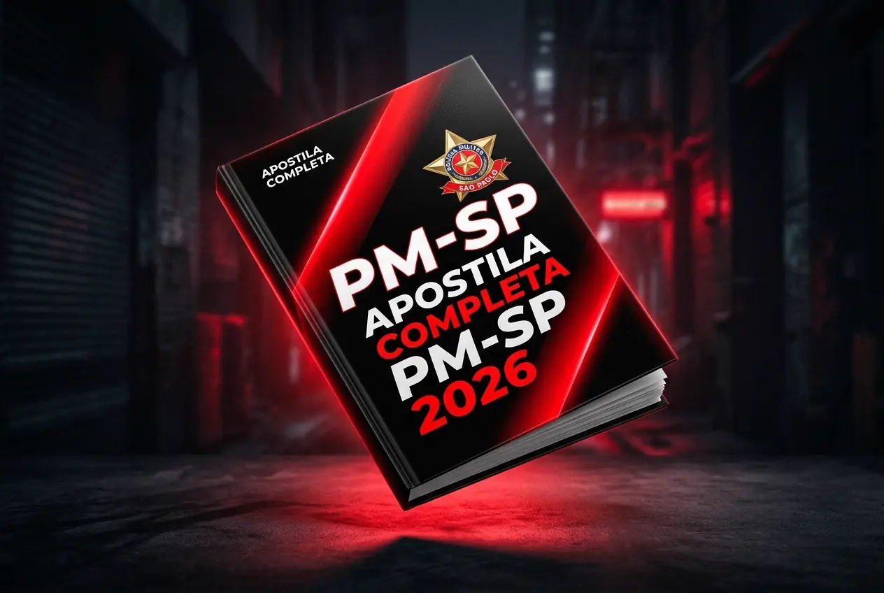 Apostila Completa PM-SP 2026 — PDF com questões VUNESP comentadas